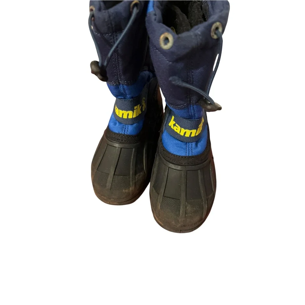 Kamik Stormy Kids Blue Waterproof Winter Snow Boots Size 11 READ